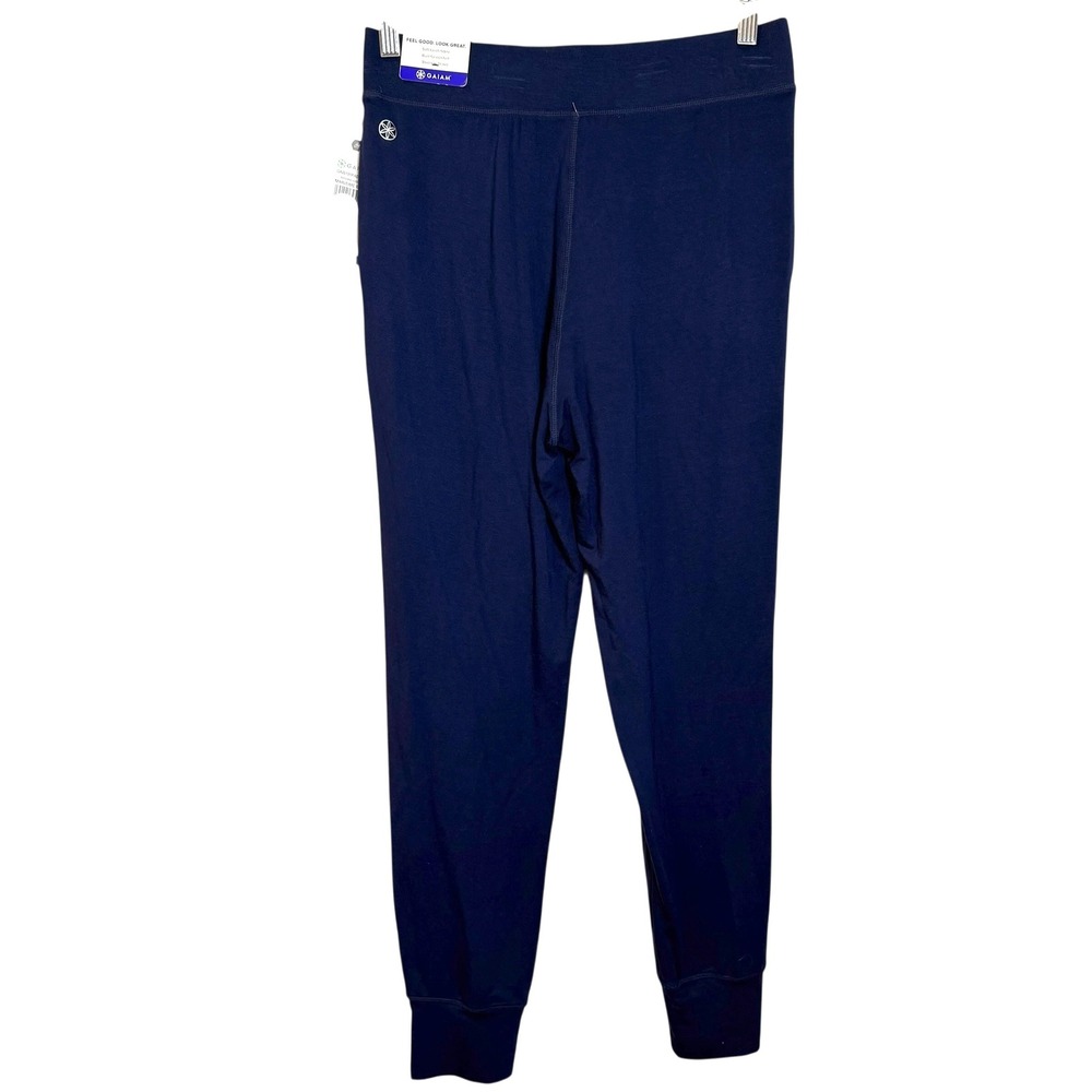 Gaiam Nirvana Jogger Pants Women Small Maritime Blue Soft-Touch Studio to Street - Picture 3 of 12